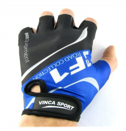 Перчатки велосипедные Vinca Sport Italy, цвет Blue, размер XL